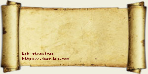 Jelenka Hukić vizit kartica